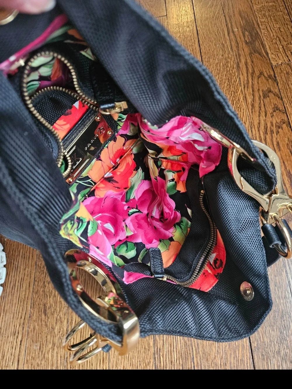 JPK Paris 75 Black Hobo Bag New